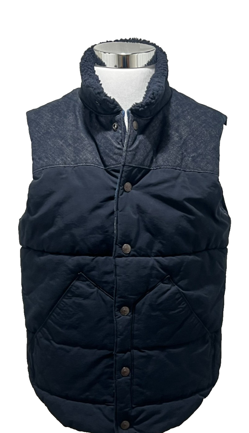 Men's Gap Pendleton Denim Lined Snap Button Cotto… - image 3