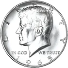 1965 SMS Kennedy Half Dollar Gem BU Special Mint Set 40% Silver