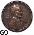 1920-S Lincoln Cent Wheat Penny, AU+
