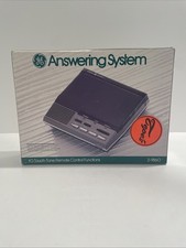 Vintage GE Answering Machine Dual Cassette GENERAL ELECTRIC 2-9860.