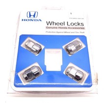 Genuine Oem Honda 08w42-sna-100 Chrome Wheel Lock Set No Key Bag Socket