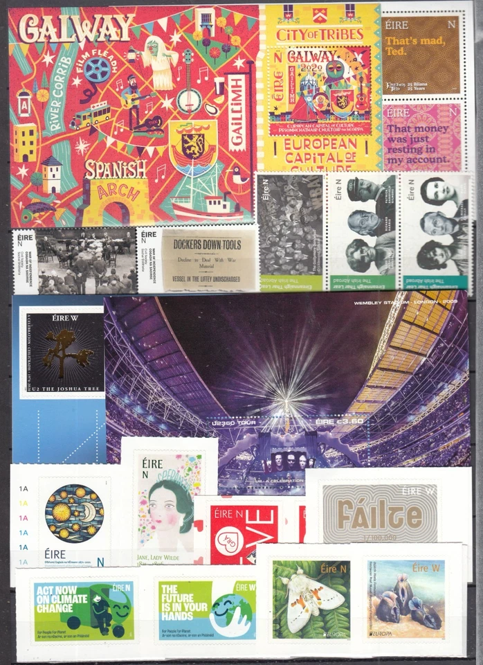 SU26662/ИРЛАНДИЯ – 2019/2021 ЭКСТРАОРДИНАРНАЯ КОЛЛЕКЦИЯ КАК НОВАЯ – ОГРОМНОЕ РЕЗЮМЕ - Изображение 2 из 3