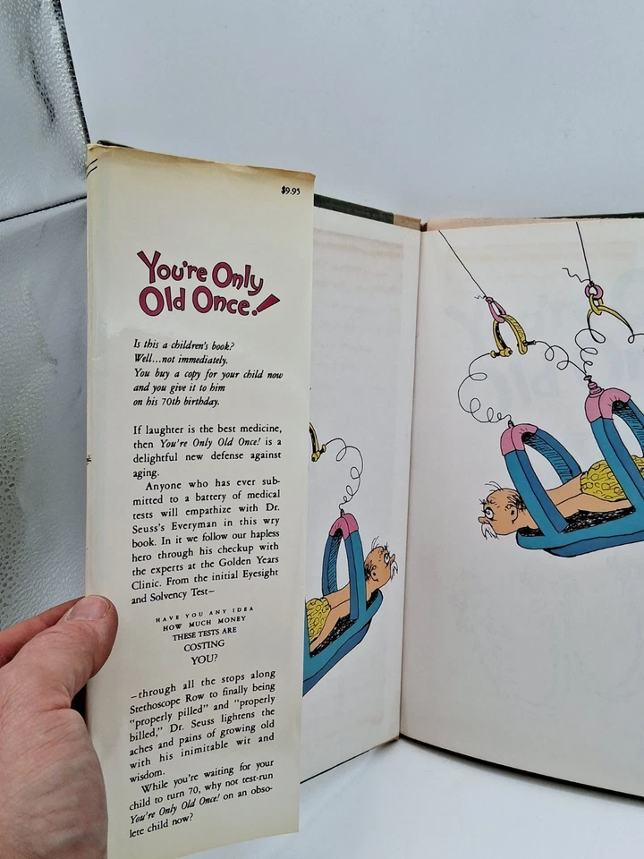 You’re Only Old Once Dr Seuss 1986 1st Ed HC w/ Dust Jacket Adult Humor - Image 2 of 4