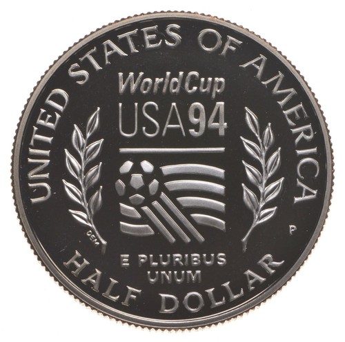 1994 Proof World Cup Soccer Commemorative Half Dollar *6779 - Picture 2 of 3