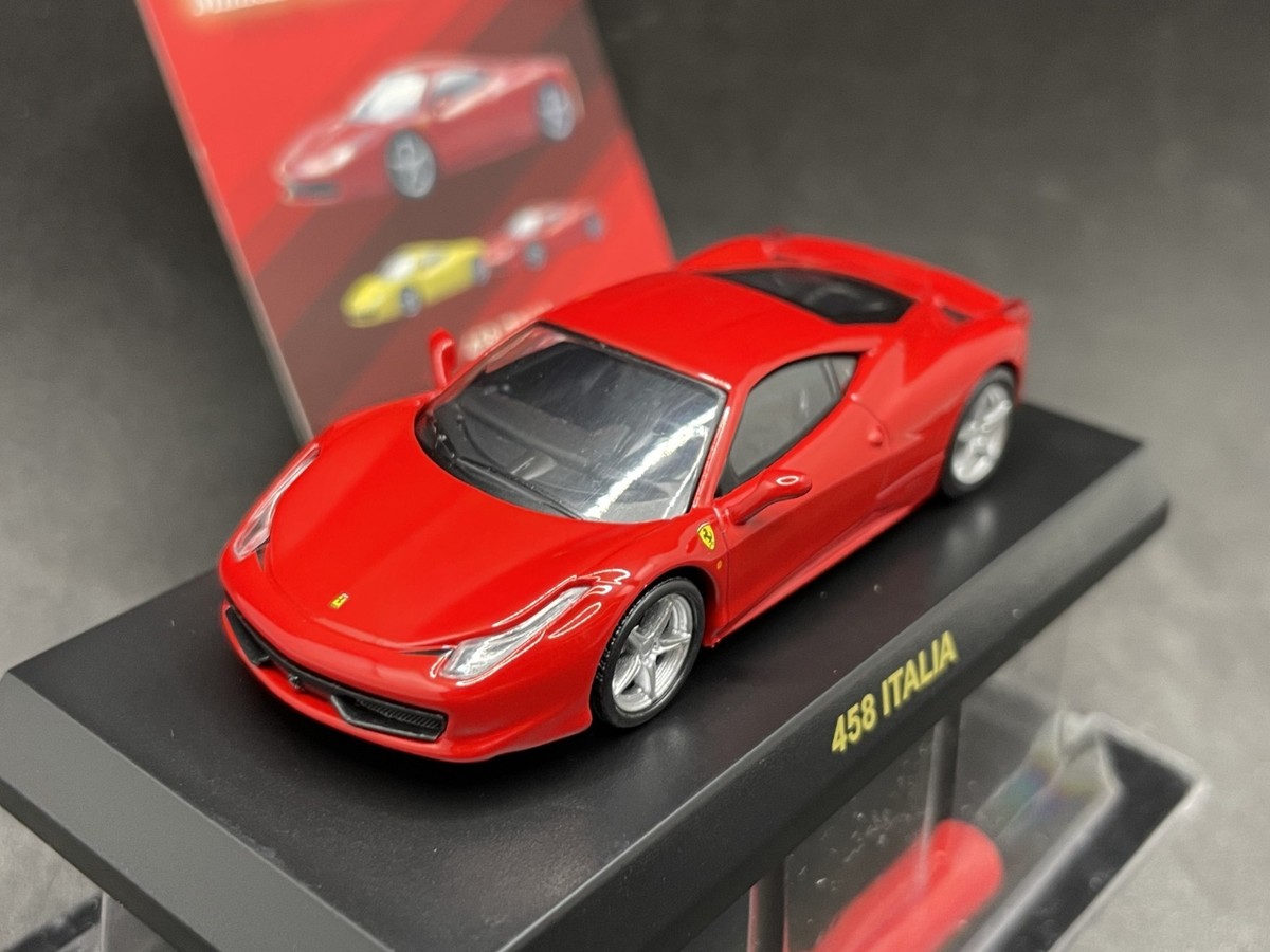 KYOSHO Ferrari 458 Italia ミニカー 1/64 Kyosho Ferrari Collection8 458 Italia Red diecast model car