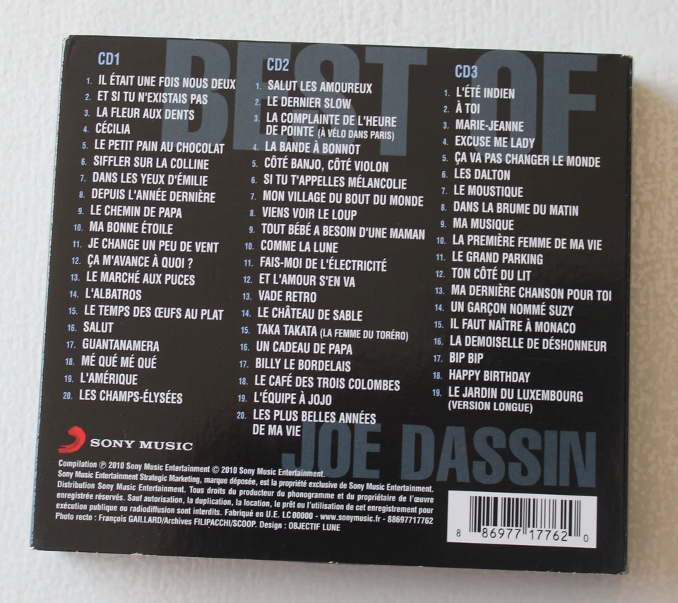 Joe Dassin, l'album souvenir - best of , 3 CD - Photo 2/4