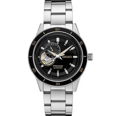 Seiko Presage 60's Style Open Heart 40.8 MM Automatik Uhr SSA425J1