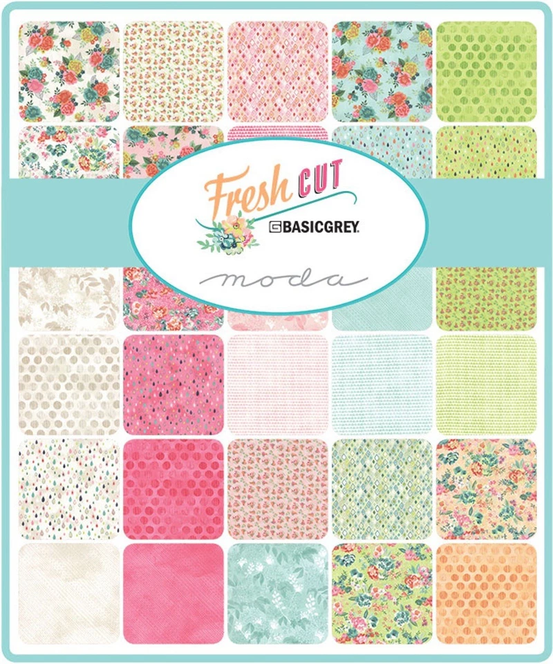 Moda Fresh Cut BASICGREY Jelly Roll - 30390 JR - 40 2.5” Fabric Strips - RARE - Image 4 of 4