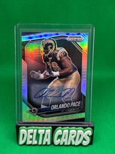 2025 Prizm Black Orlando Pace #141 Silver Auto