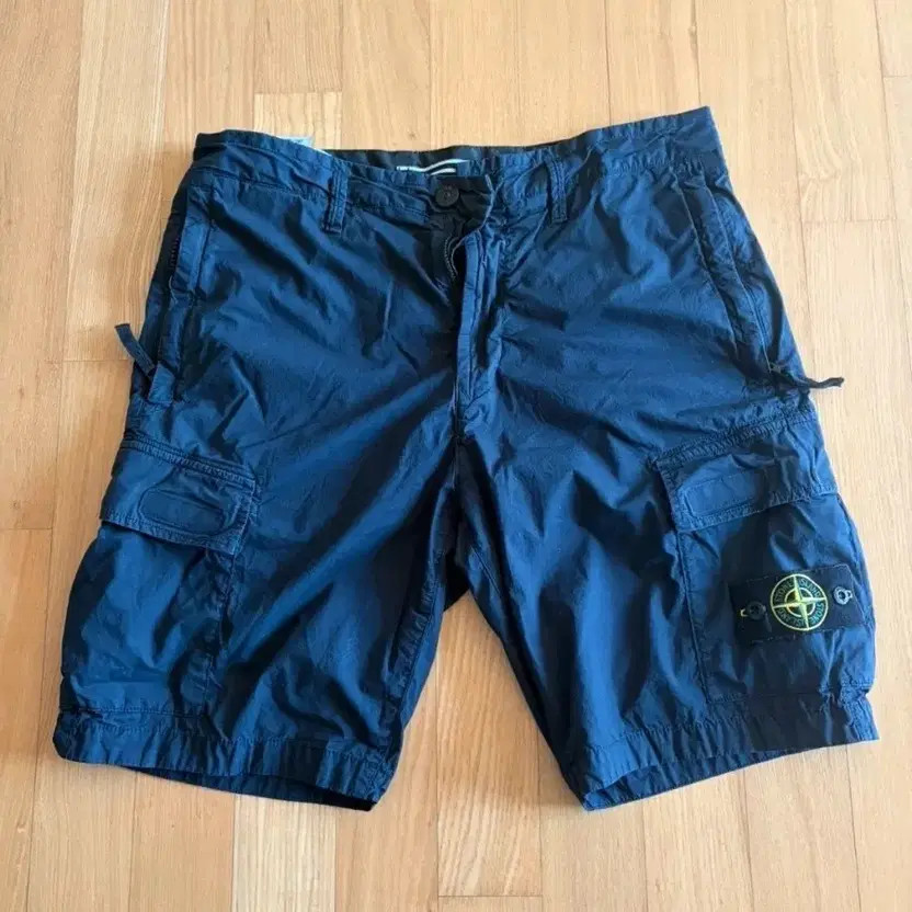 Stone Island Navy Cargo Shorts 31