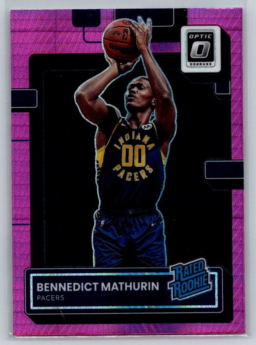 2022-23 Donruss Optic #209 Bennedict Mathurin Hyper Pink