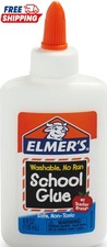 Elmer's Liquid School Glue Washable 4oz Safe Nontoxic Back to School