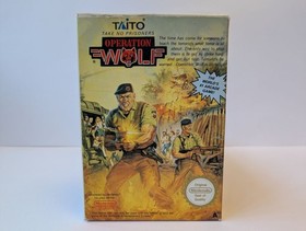 Operation Wolf NES Complete Rare Good Con
