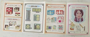 1965 Yardley London Products Vintage 8 Page Brochure Jean Shrimpton Ad 
