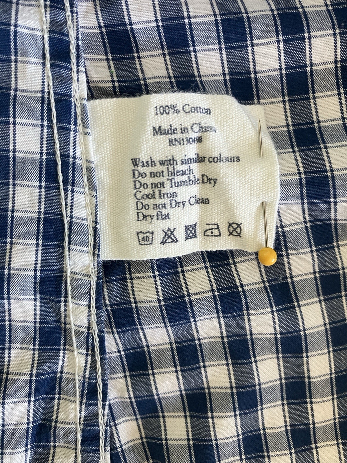 Jack Willis Gingham Buttonfront Shirt Dark Blue A… - image 13