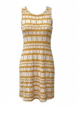 Loft Outlet Yellow Floral Swing Dress, MP