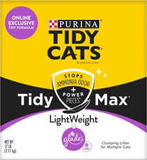 Purina Clumping, Lightweight, Multi Cat Litter, Tidy Max Glade Clean Blossoms F