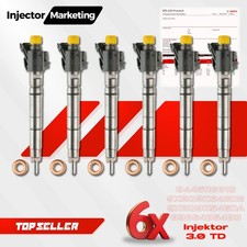 6X 0445116013 Injektor Jaguar Land Rover 3.0D 0445116064 9X2Q9K546DA 0986435403