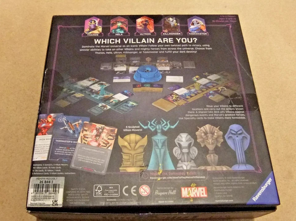 Marvel Villainous: Infinite Power Board Game - Excellent condition - Image 2 of 3