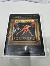 Ice-T Signed “Gangsta Rap” 8x10 Promo Photo – 2006 Album Poster Rare