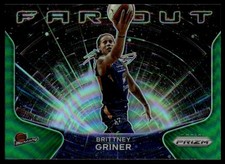 2021 Panini Prizm WNBA #3 Brittney Griner Far Out Prizms Green