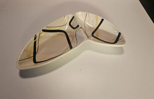 Red Wing Smart Set dinner ware MCM  rare Boomerang Serving Dish