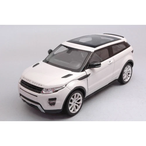 RANGE ROVER EVOQUE COUPE' 2011 WHITE 1:24 Welly Auto Stradali Modellino Nuovo - Immagine 3 di 3