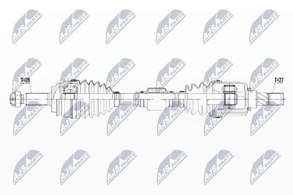 Antriebswelle NTY NPW-CH-062 FüR Jeep Compass MK49 Patriot MK74 Dodge Caliber-image