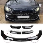 For Audi Q5 2009-2024 Front Bumper Lip Splitter Spoiler Body Kit Gloss Black