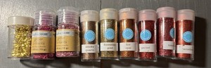 Lot Of Crafting Glitter 9 Total