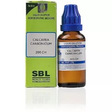 5 Pack of SBL Calcarea Carbonicum 200 CH 30ml FSW