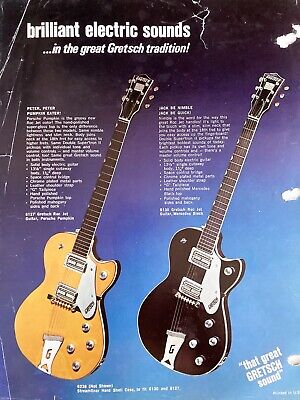 1970 Gretsch Promo 6127 Roc Jet Porsche Pumpkin & Mercedes 1970 Gretsch Promo 6127 Roc Jet Porsche Pumpkin & Mercedes