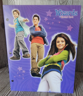 Disney Wizards of Waverly Place Purple Russo School Two Pocket Folder