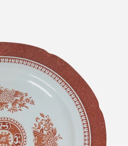Plato de Cena Vintage Copeland Spode Nuevo Piedra Fitzhugh Patrón Rojo 10" - Imagen 5 de 7