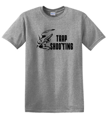 New Custom ''TRAP SHOOTING'' SHOOT TARGET HUNTING Unisex TShirt Short Sleeve Shirt