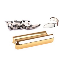 Barra de tono inoxidable deslizable para guitarra de acero con regazo y pedal y púas para dedos de guitarra EE. UU.