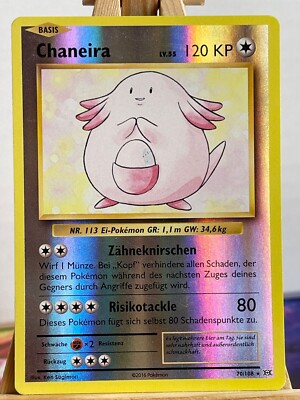Chaneira Chansey 70/108 Evolutions Reverse Deutsch NM Pokemon