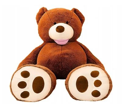 LIFESTYLE & MORE Riesen Teddybär Kuschelbär 160 cm Groß XXL braun Plüschbär Kuscheltier