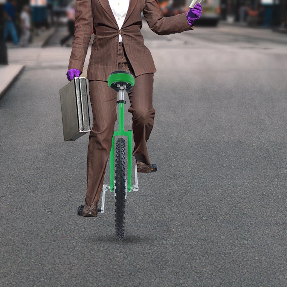 Monociclo de 20 pulgadas con rueda al aire libre altura ajustable deporte fitness ejercicio monociclo Foto 2 de 4