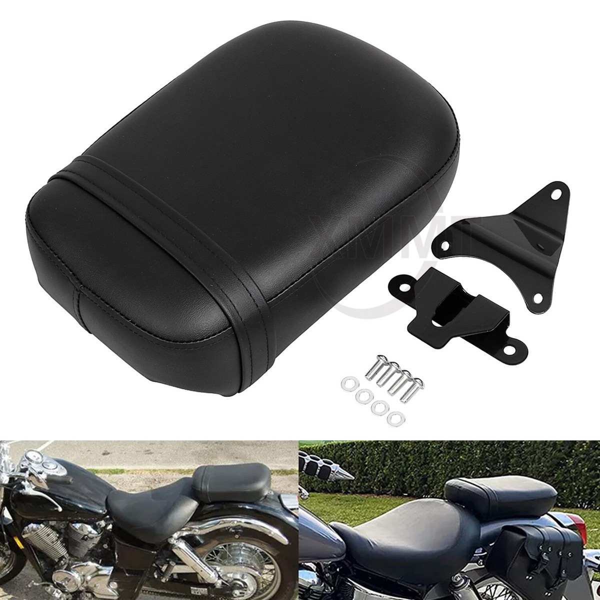 Motorcycle Passenger Pillion Seat Fit For Honda Shadow ACE 750