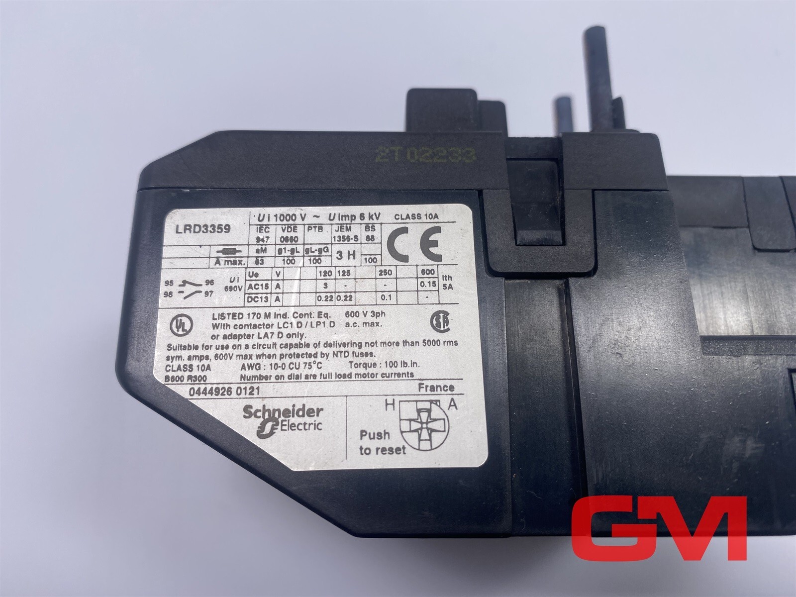 Schneider Electric Motor Overload Relay LRD3359 Thermal 4865A 1S+1Ö eBay