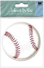 Baseball, puffy scrapbook 3D embellishment Jolee's by You JJJA148
