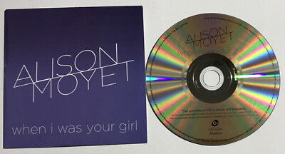 Alison Moyet - When I Was Your Girl Promo Cd  Single Alf Yazoo Rare! 2013