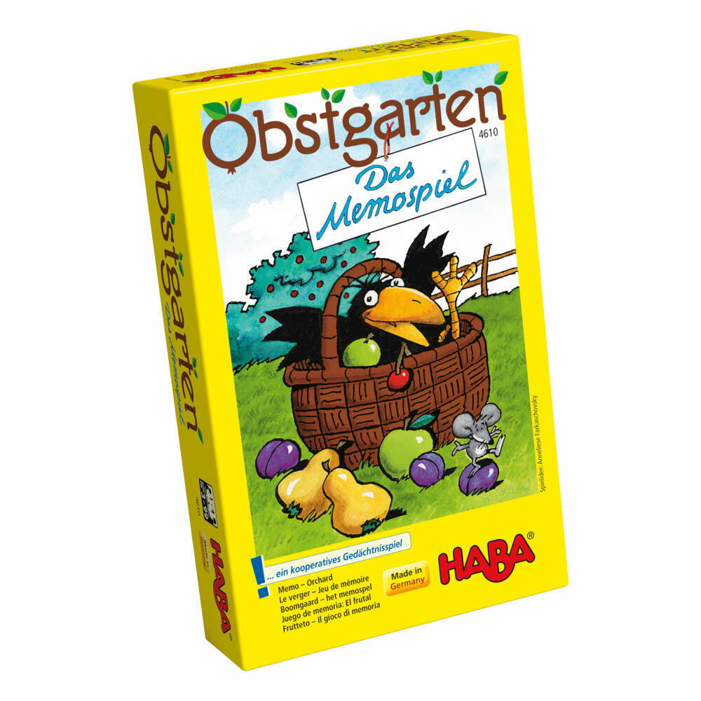 Haba Obstgarten Das Memospiel Kinderspiel Kooperatives Spiel Spiele