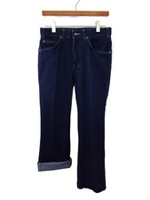 VINTAGE 60's 70's RED TAB LEVIS High Waisted Dark Wash Denim Mom Jeans