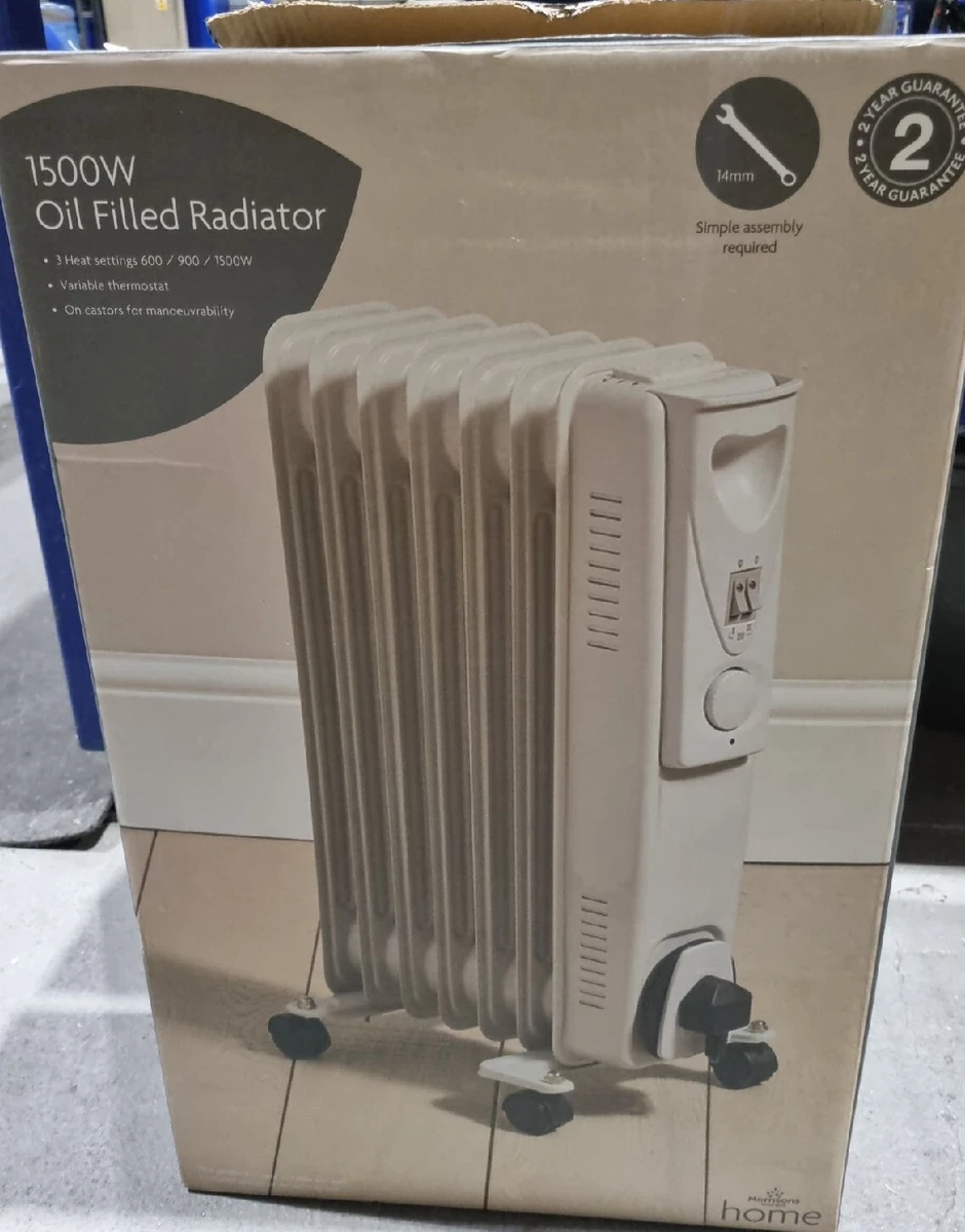 Morrisons Oil Filled Radiator - 7 Fin. Only 3 Wheels Not Perfect Condition  | eBay