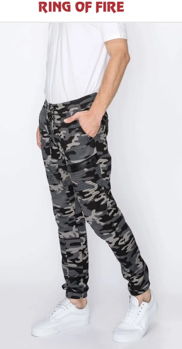Moto hotsell camo pants