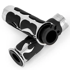 Motorcycle Handlebar 1" Hand Grips For Harley Road King Softail Sportster Suzuki