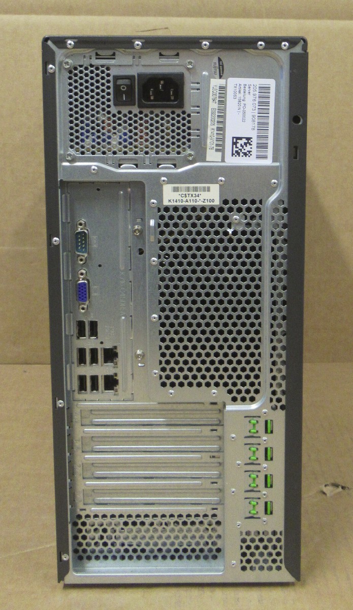 TX100 S3 Fujitsu PRIMERGY Tower Server Primergy i3-2100 3.1GHz 2GB 