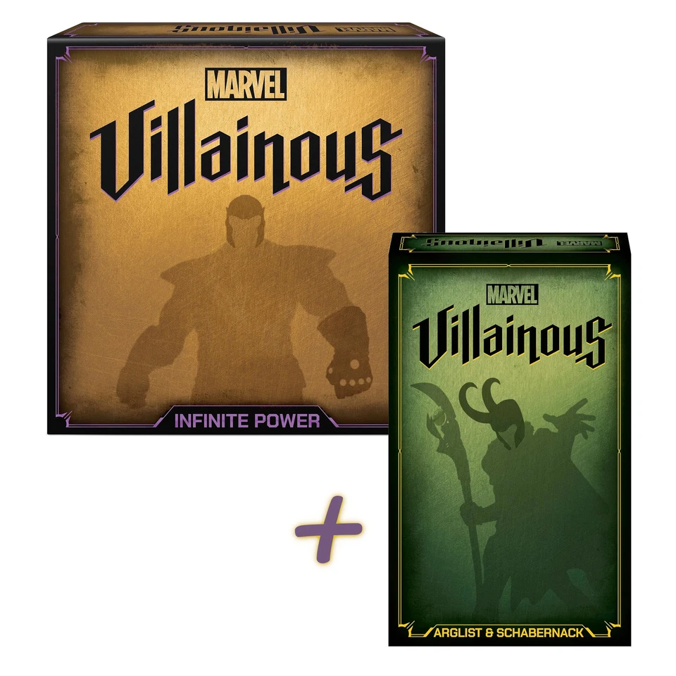 Ravensburger Spielpaket Marvel Villainous Infinite Power + Arglist & Schabernack